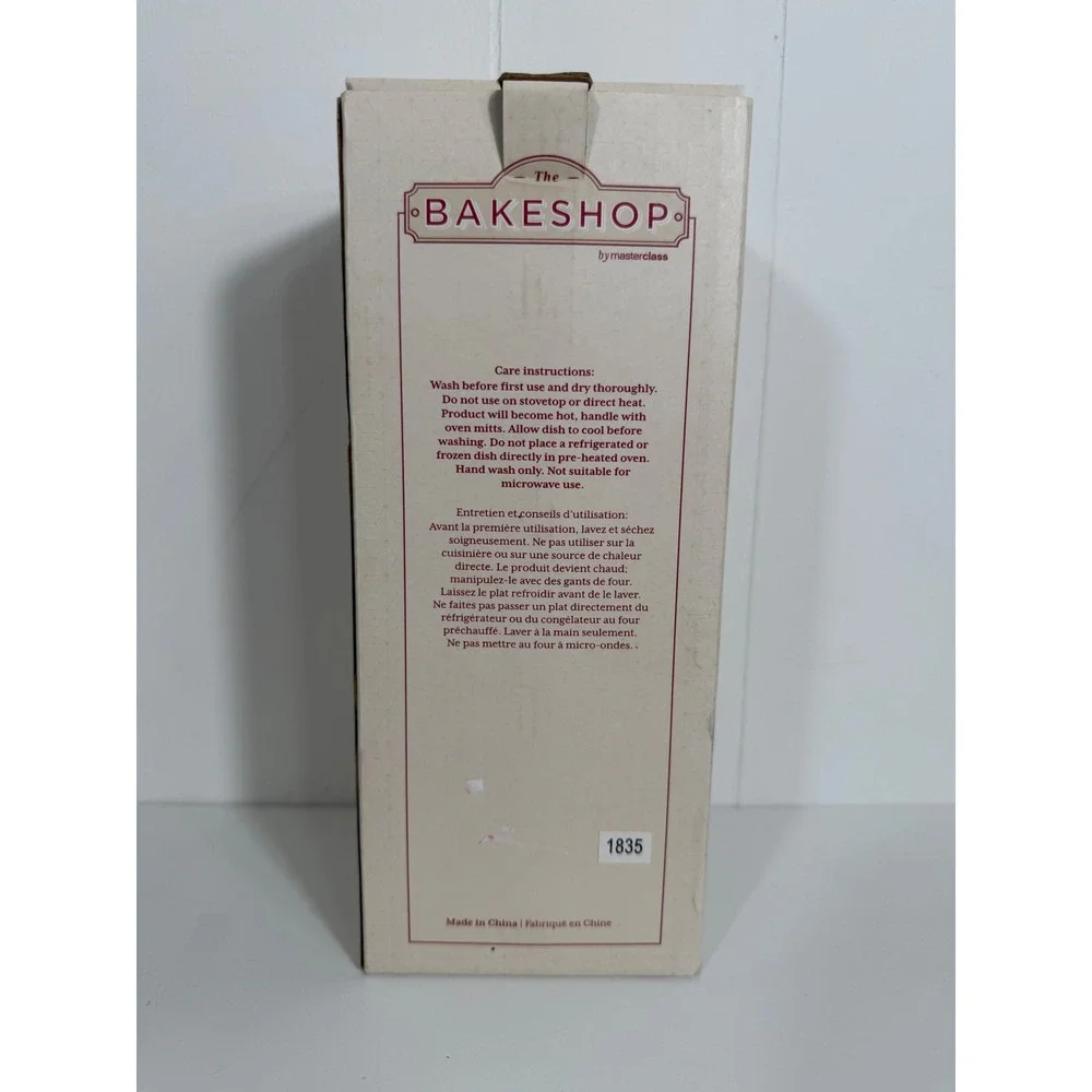 The Bakeshop by Masterclass Reindeer Ramekins Set of 4 Christmas Plaid Holiday